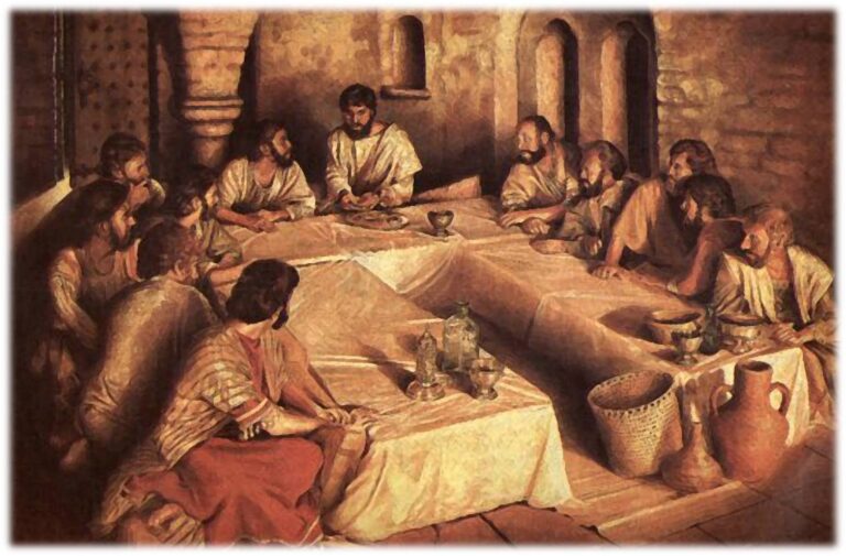 Early Christians dinner